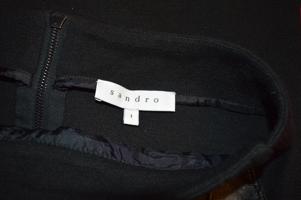 Jupe SANDRO cuir taille 36